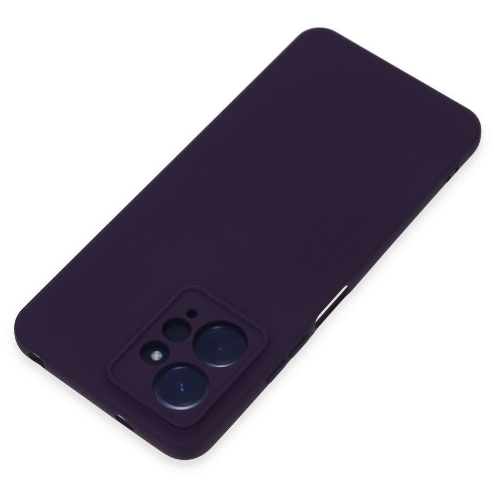 Redmi Note 12 4G Kılıf Nano içi Kadife Silikon - Mor