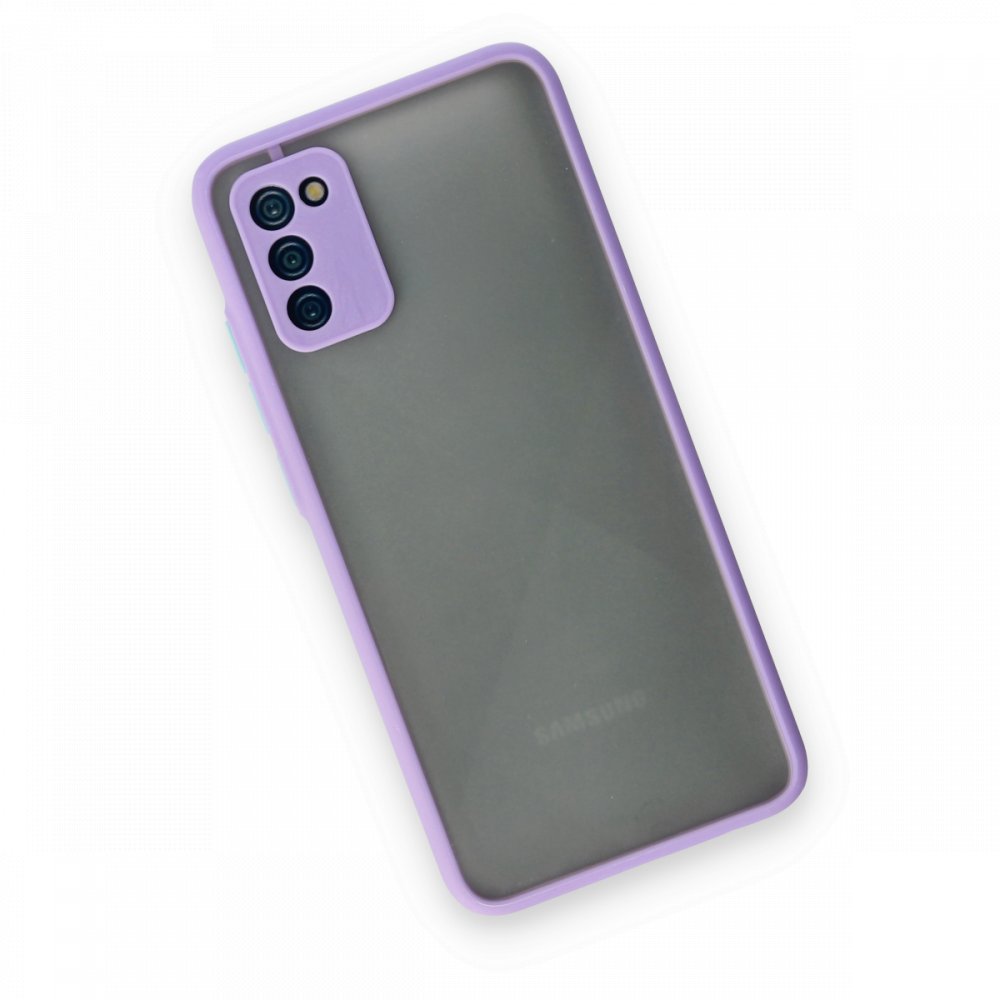 Samsung Galaxy A02S Kılıf Montreal Silikon Kapak - Mor
