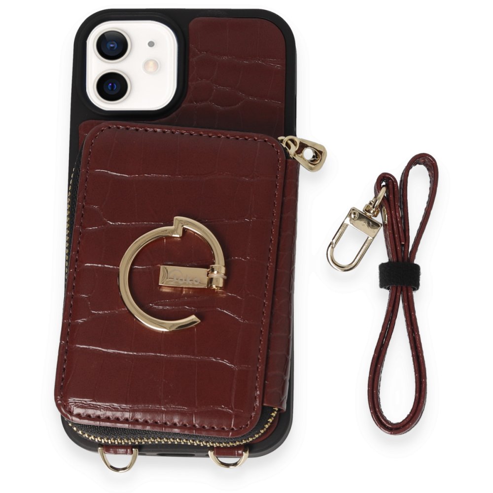 Joko iPhone 12 Kılıf Ermes Kapak - Bordo Joko iPhone 12 Kılıf Ermes Kapak - Bordo