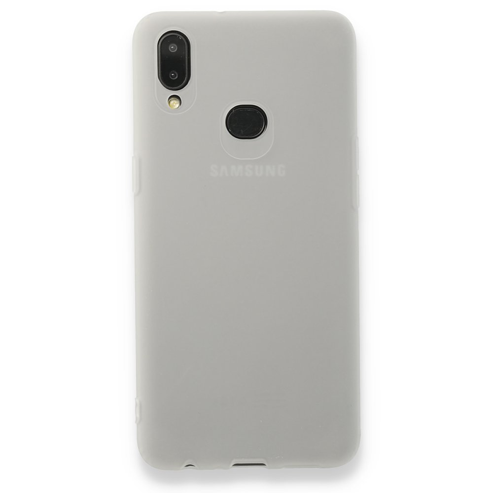 Samsung Galaxy A10S Kılıf Hopi Silikon - Beyaz Samsung Galaxy A10S Kılıf Hopi Silikon - Beyaz