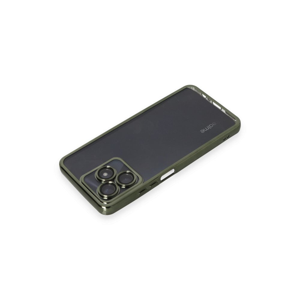 Realme C53 Kılıf Razer Lensli Silikon - Yeşil Realme C53 Kılıf Razer Lensli Silikon - Yeşil