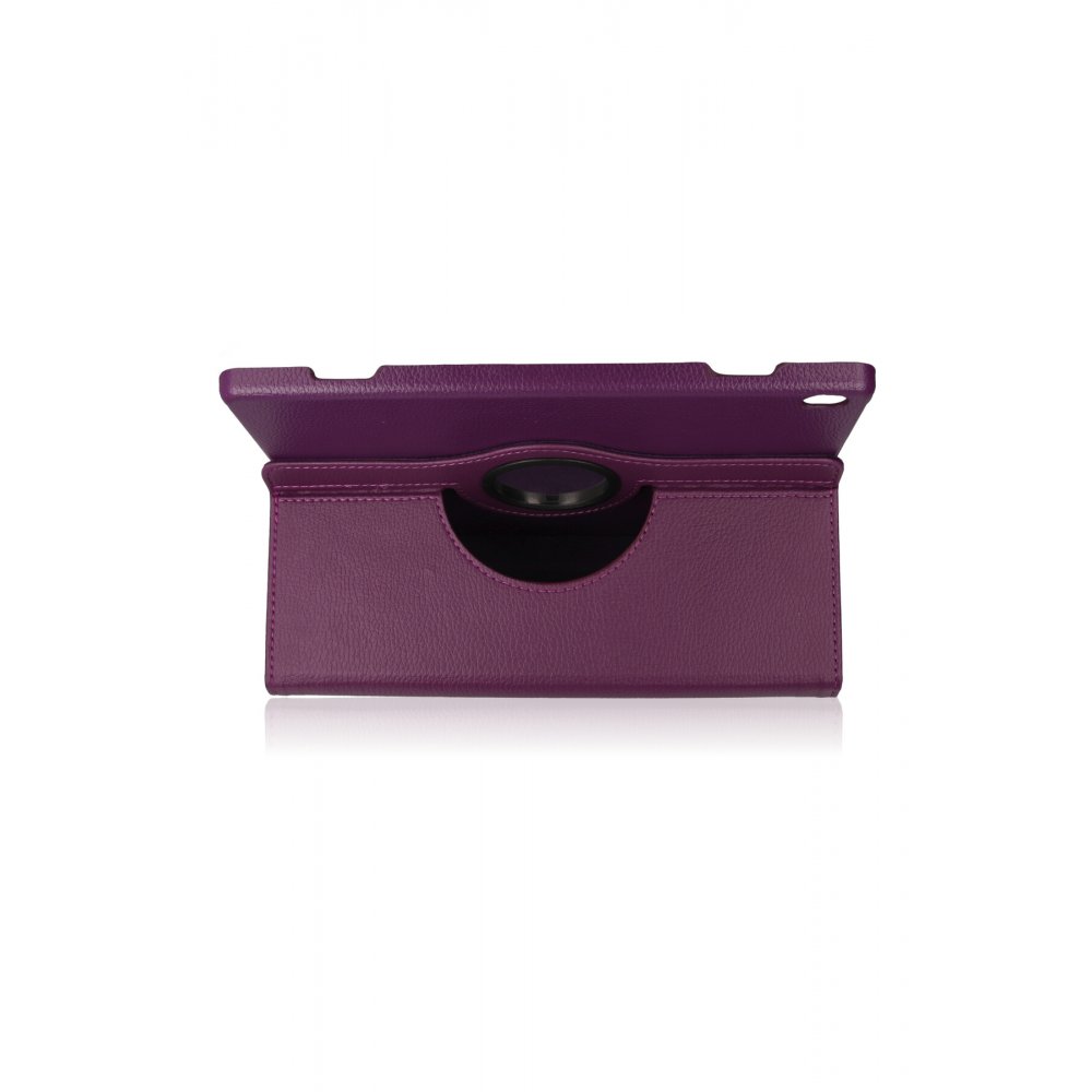  Lenovo M10 X505F Kılıf 360 Tablet Deri Kılıf - Mürdüm