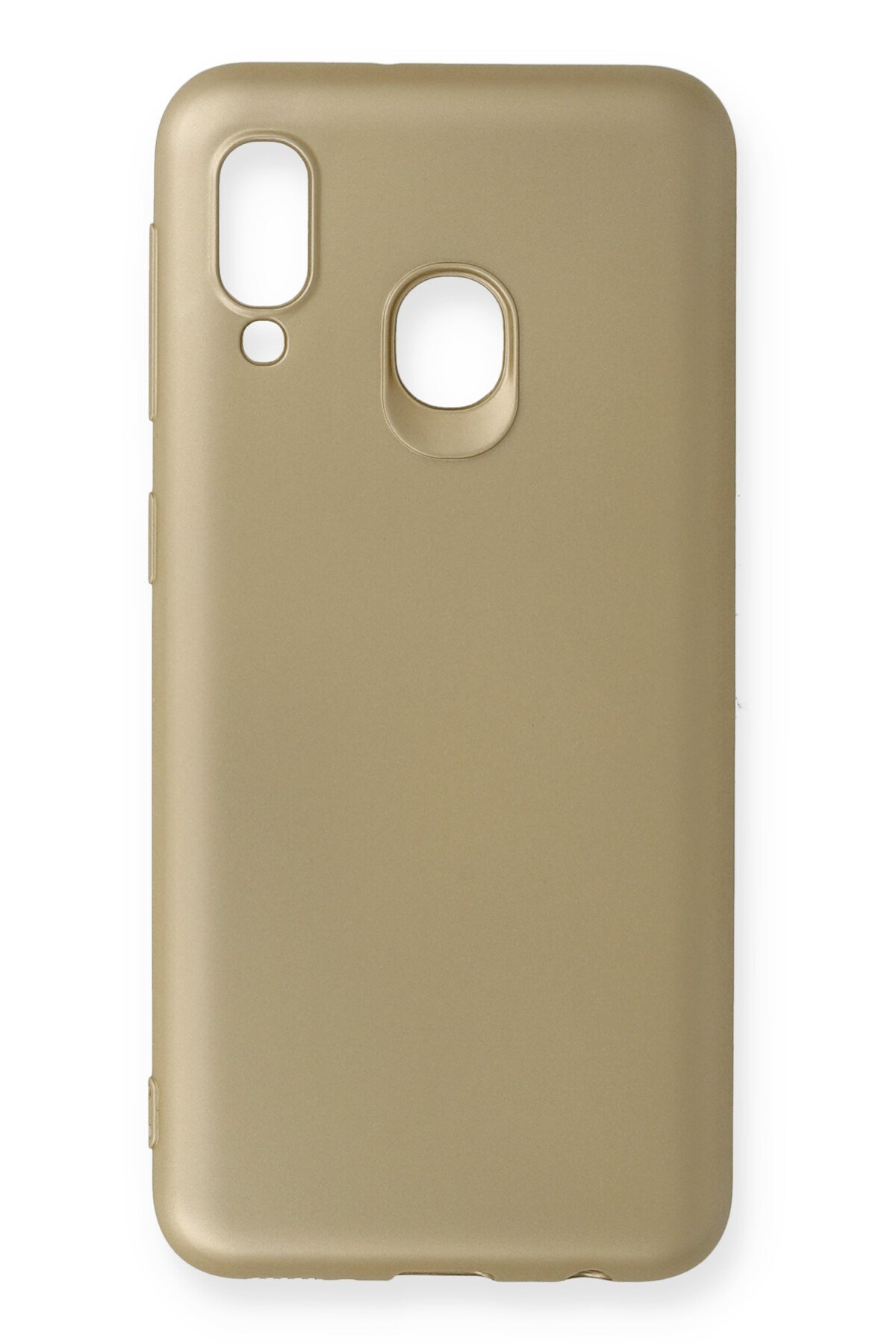  Samsung Galaxy A20E Kılıf First Silikon - Gold