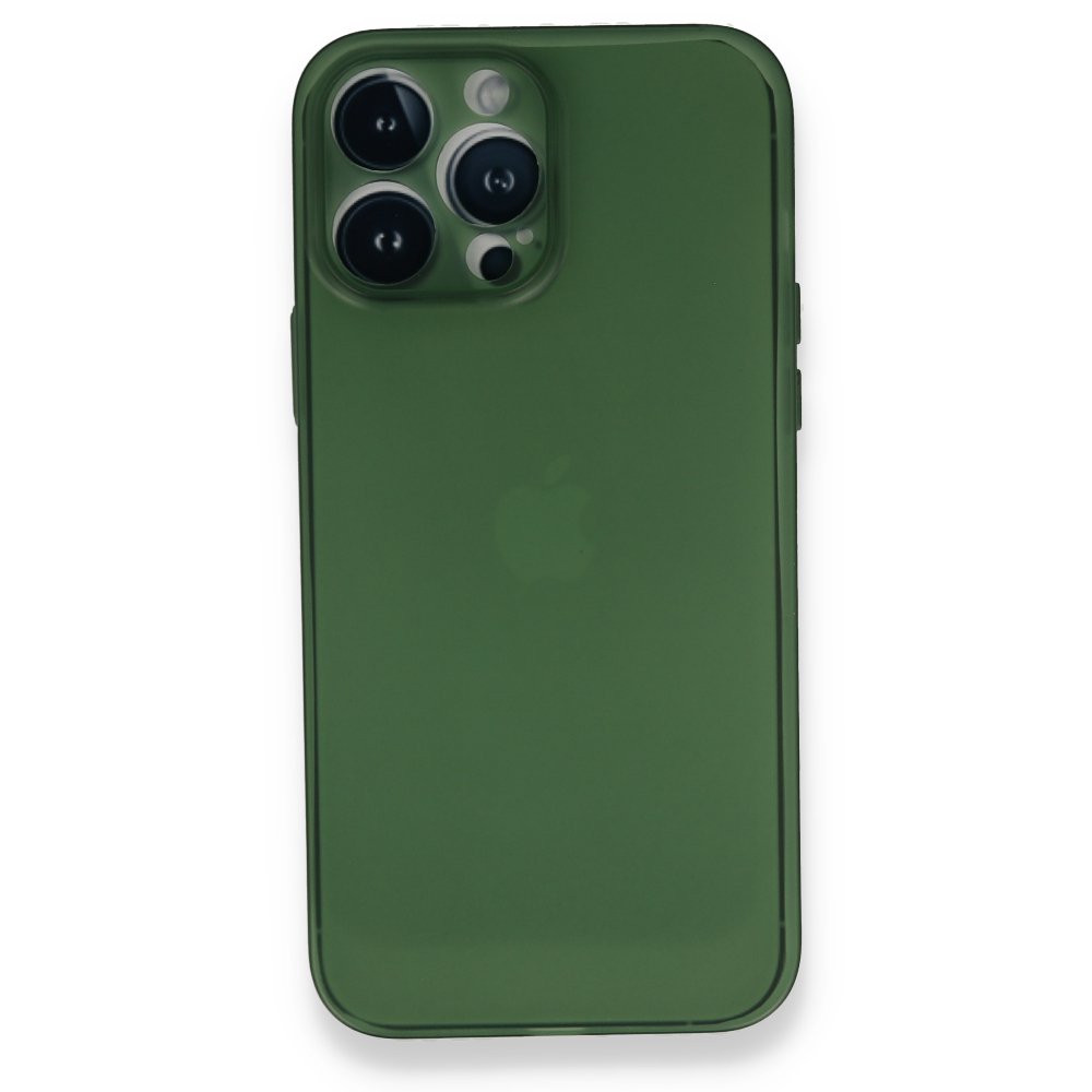  iPhone 13 Pro Kılıf PP Ultra İnce Kapak - Yeşil