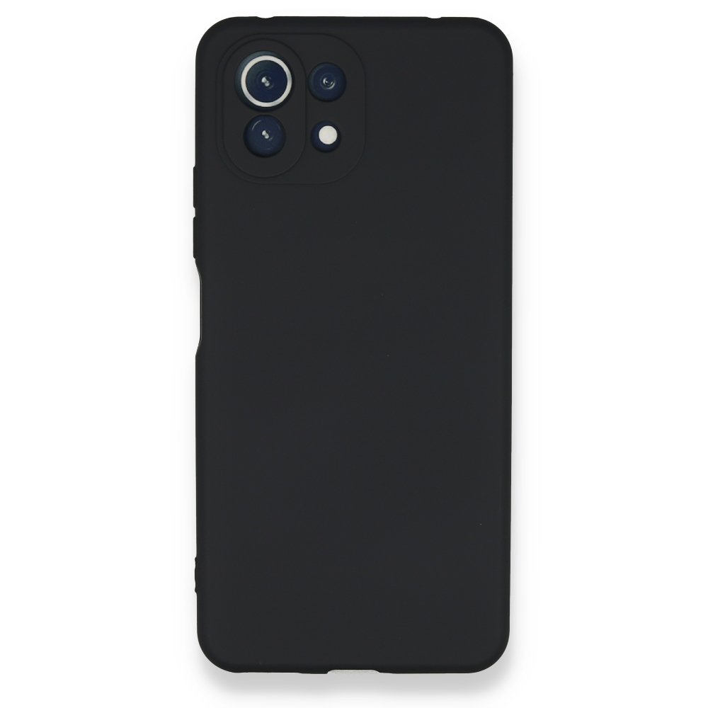 Xiaomi Mİ 11 Lite Kılıf Nano içi Kadife Silikon - Lacivert  Xiaomi Mİ 11 Lite Kılıf Nano içi Kadife Silikon - Lacivert