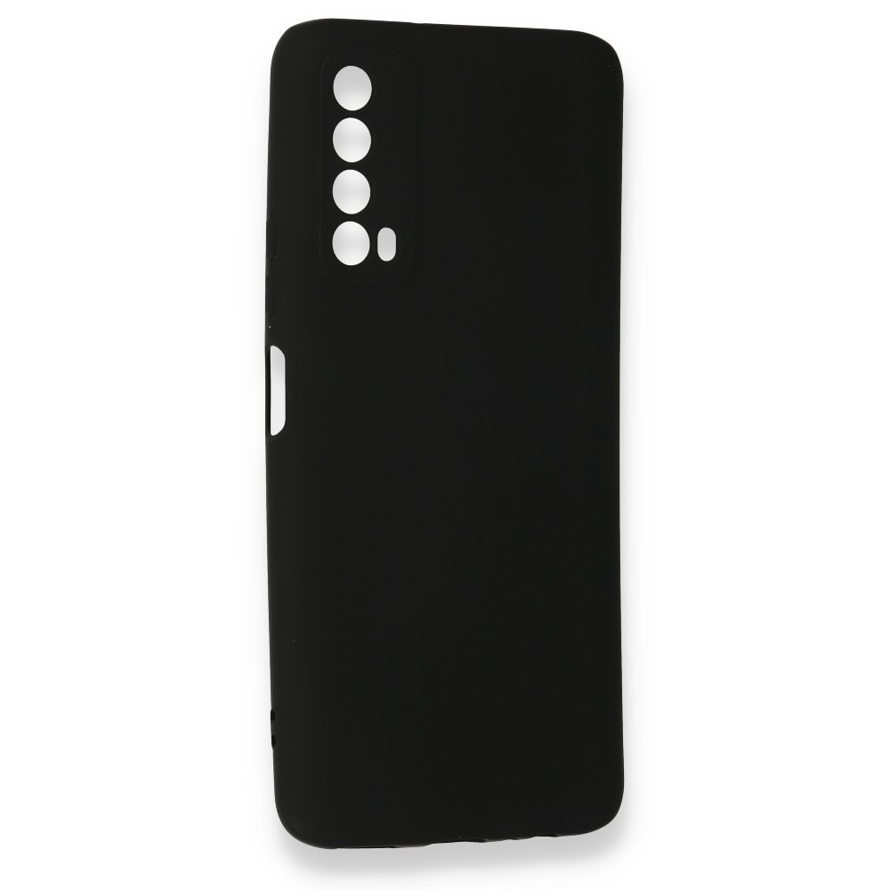 Huawei P Smart 2021 Kılıf First Silikon - Siyah  Huawei P Smart 2021 Kılıf First Silikon - Siyah