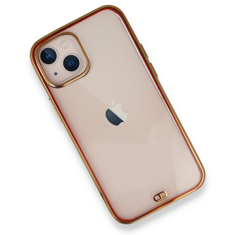  iPhone 13 Kılıf Liva Silikon - Kırmızı