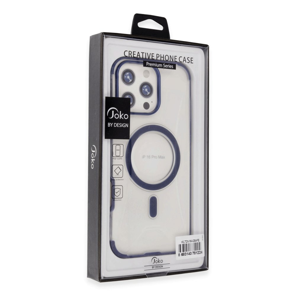 Joko iPhone 14 Pro Max Hilton Magsafe Kapak - Lacivert