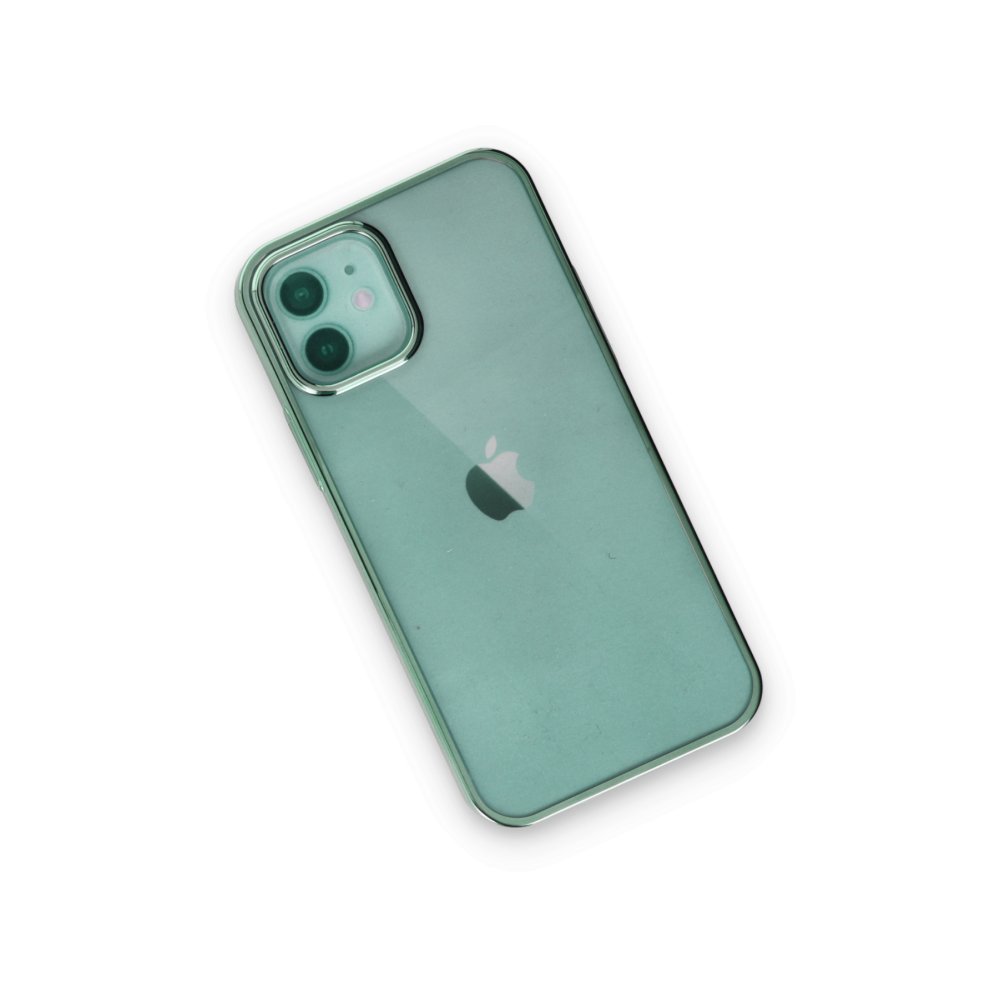  iPhone 12 Kılıf Element Silikon - Yeşil