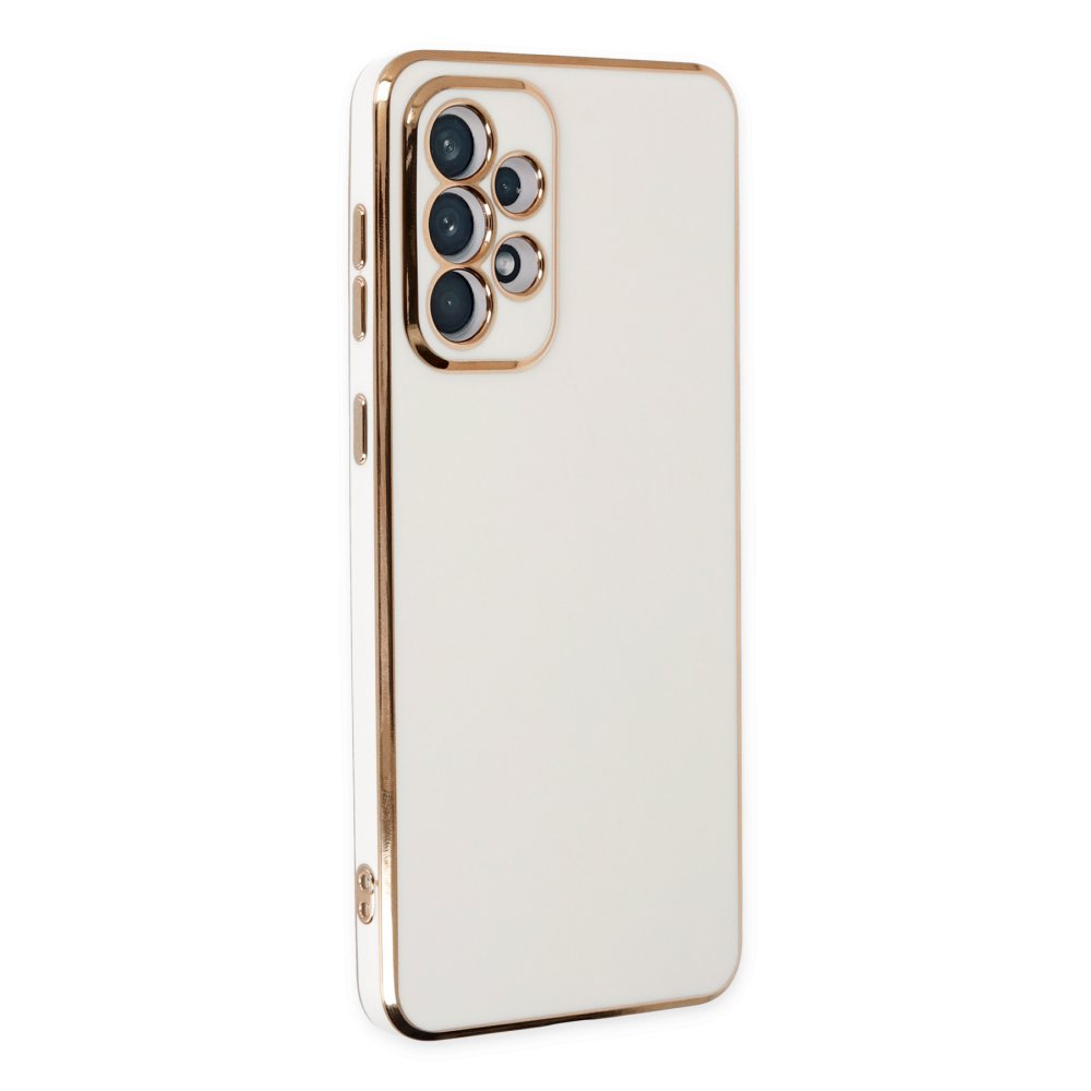  Samsung Galaxy A73 5G Kılıf Volet Silikon - Beyaz