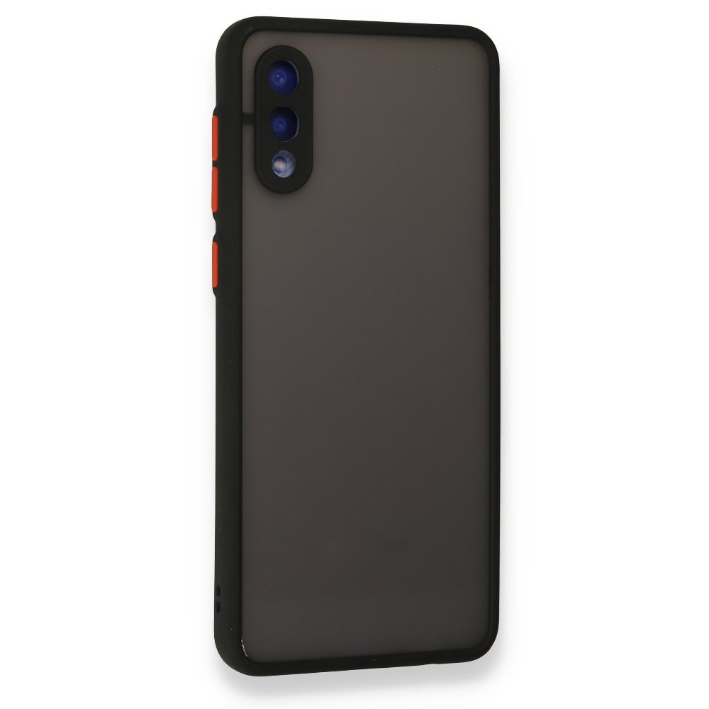  Samsung Galaxy A02 Kılıf Montreal Silikon Kapak - Siyah