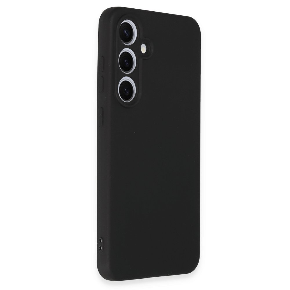  Samsung Galaxy S24 FE Kılıf Nano içi Kadife Silikon - Siyah