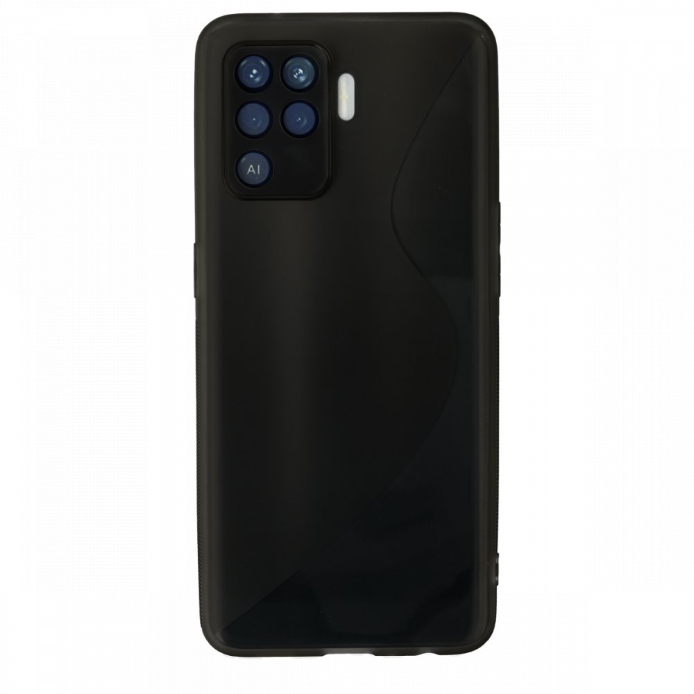  Oppo Reno 5 Lite Kılıf S Silikon - Siyah