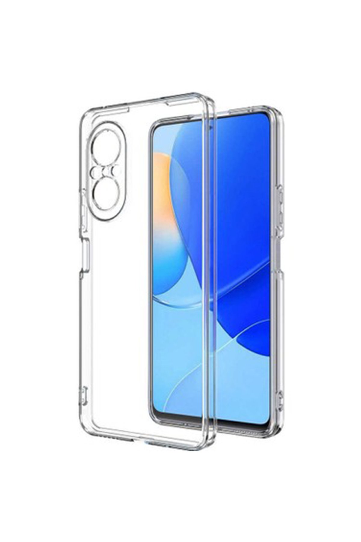  Huawei Nova 9 SE Kılıf Lüx Şeffaf Silikon