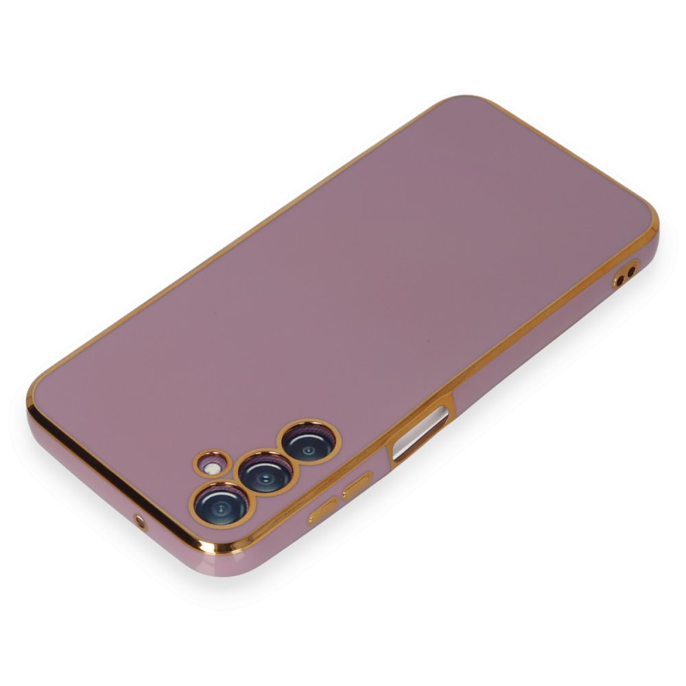  Samsung Galaxy M14 5G Kılıf Volet Silikon - Mor