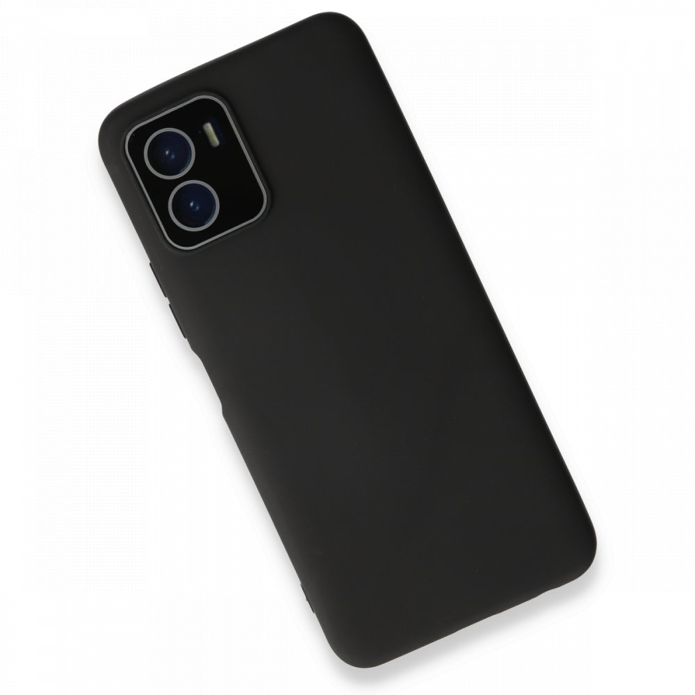  Vivo Y15S Kılıf Lansman Glass Kapak - Siyah