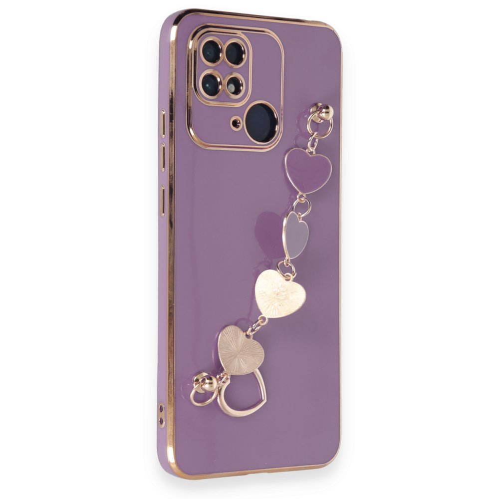Xiaomi Poco C40 Kılıf Esila Silikon - Mor Xiaomi Poco C40 Kılıf Esila Silikon - Mor