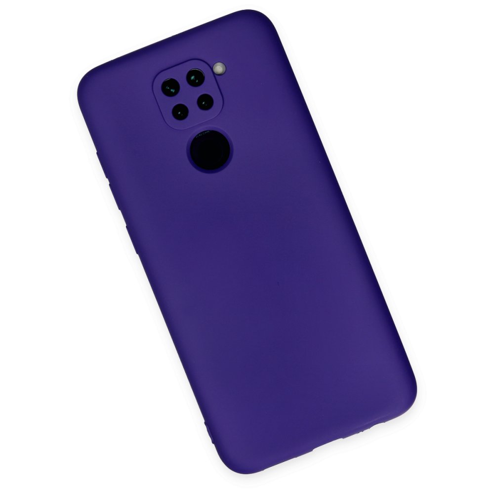 Redmi Note 9 Kılıf Nano içi Kadife Silikon - Mor
