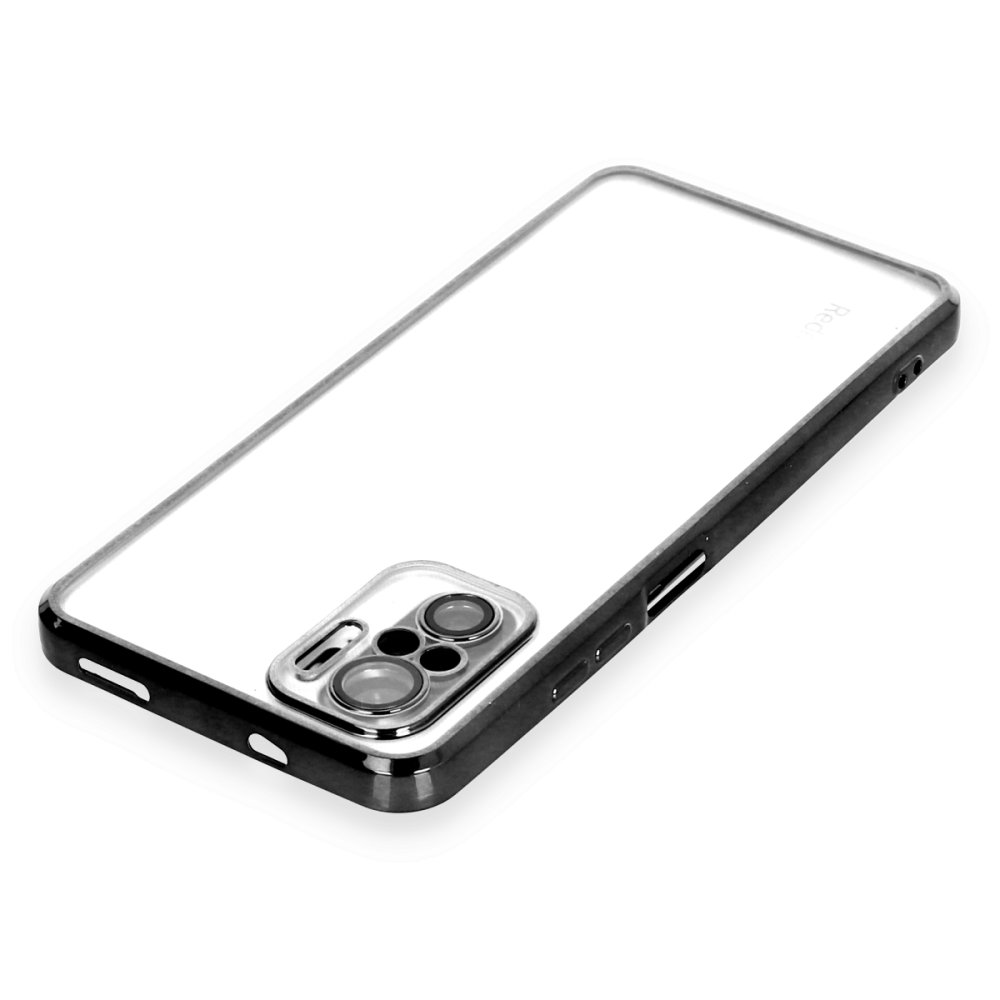 Redmi Note 10S Kılıf Razer Lensli Silikon - Siyah