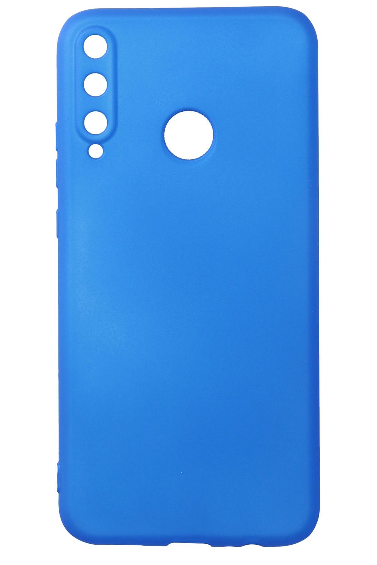 Huawei P40 Lite E Kılıf First Silikon - Mavi  Huawei P40 Lite E Kılıf First Silikon - Mavi