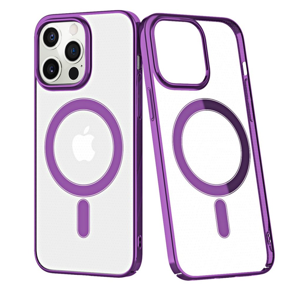  iPhone 12 Pro Max Kılıf Element Magneticsafe Sert Kapak - Derin Mor