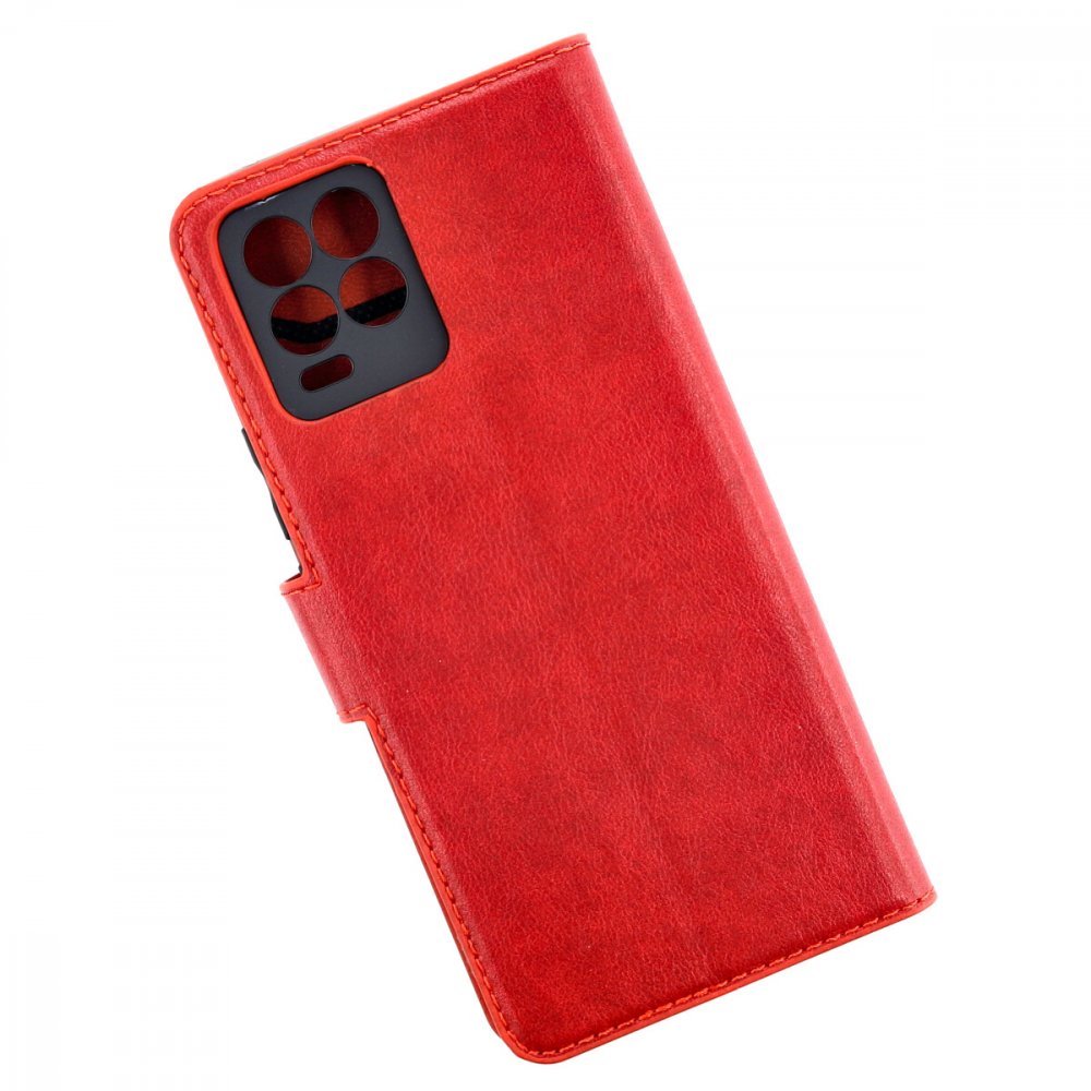  Realme 8 Pro Kılıf Trend S Plus Kapaklı Kılıf - Kırmızı