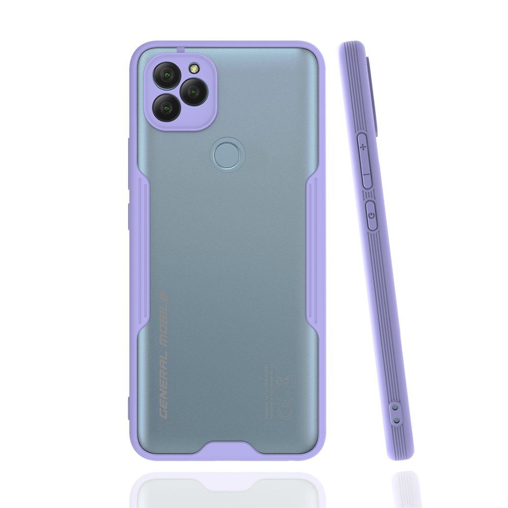  General Mobile GM 22 Kılıf Platin Silikon - Lila