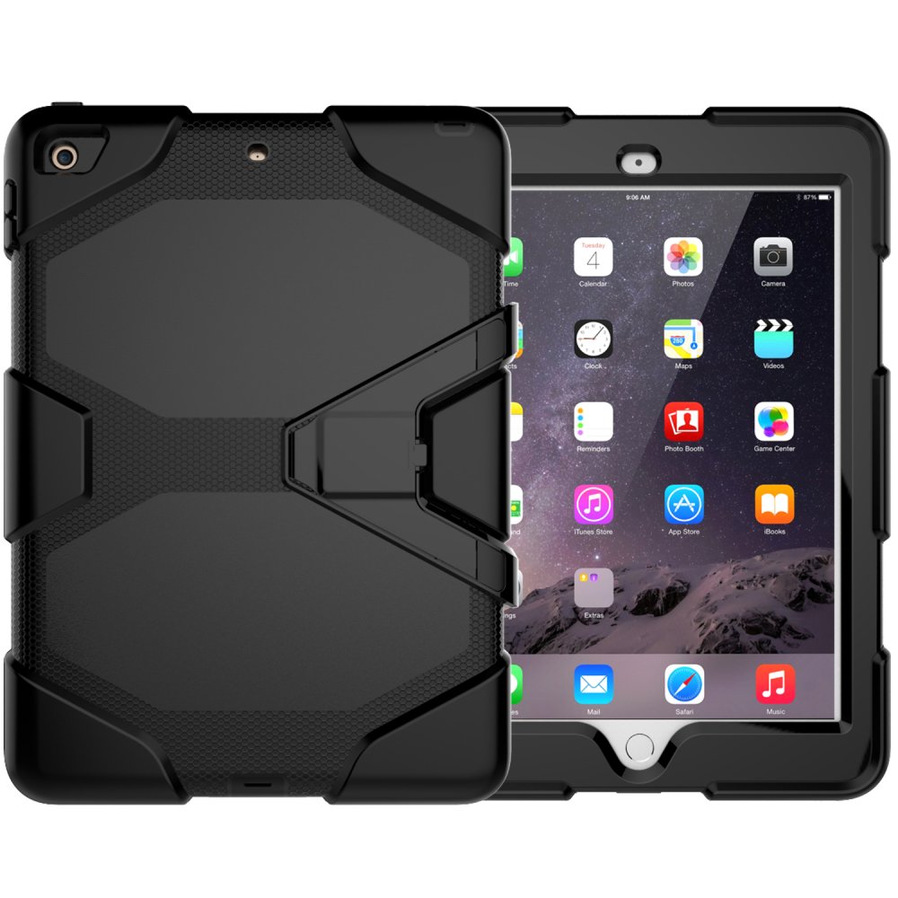 iPad 9.7 (2017) Kılıf Griffin Tablet Kapak - Siyah iPad 9.7 (2017) Kılıf Griffin Tablet Kapak - Siyah