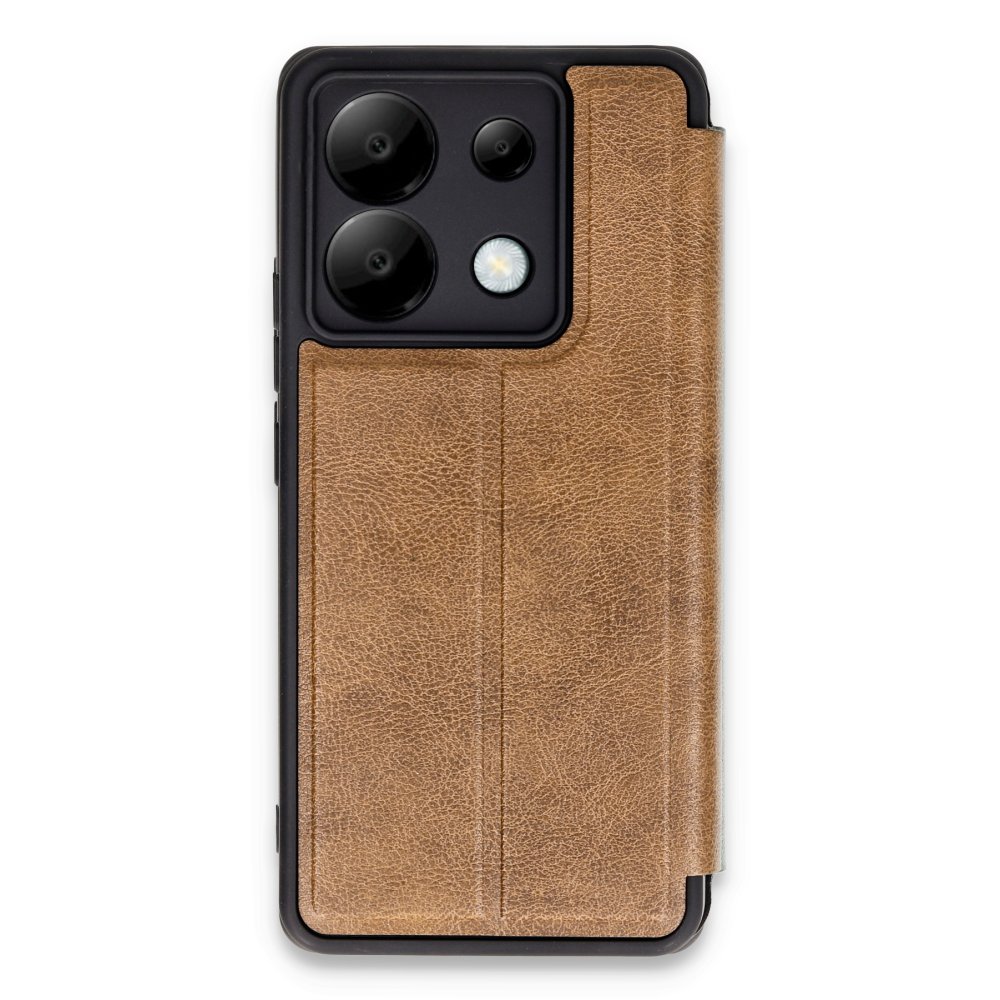 Redmi Note 13 Pro 5G Kılıf Flip Cover - Taba