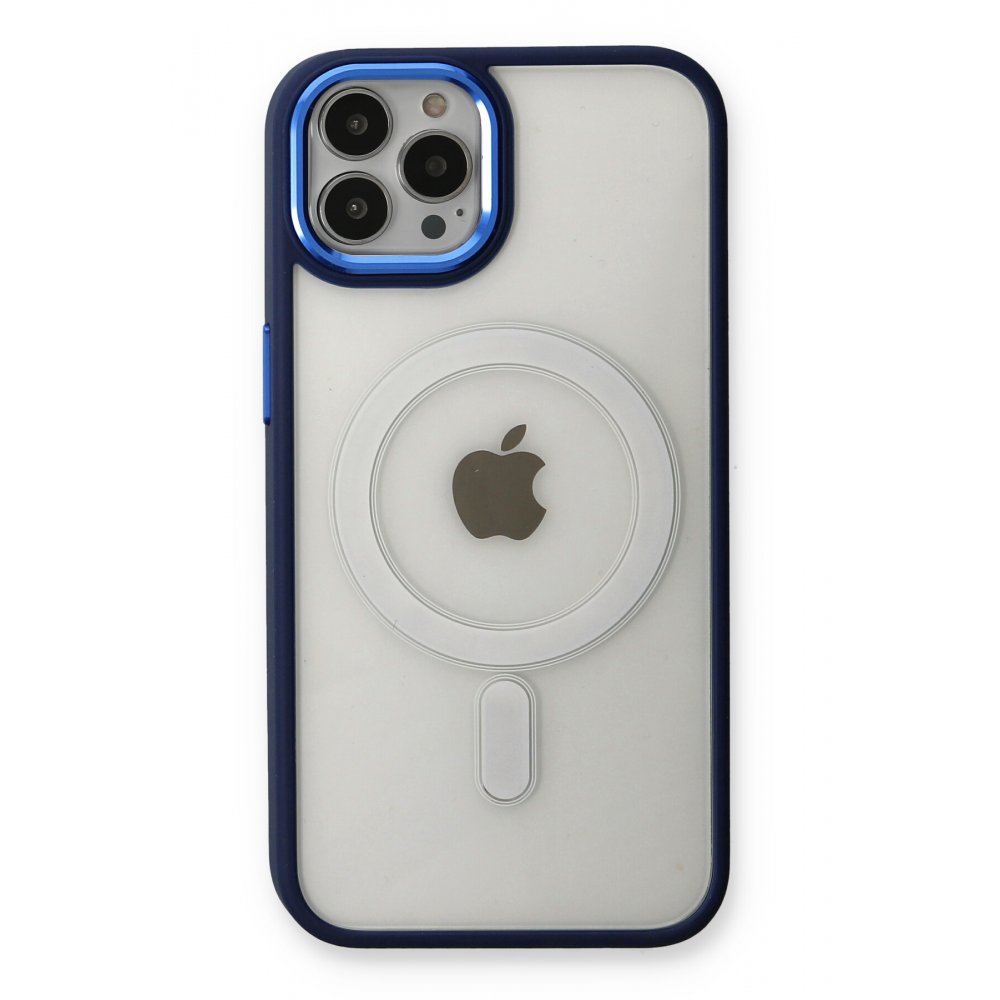  iPhone 13 Pro Kılıf Room Magneticsafe Silikon - Lacivert