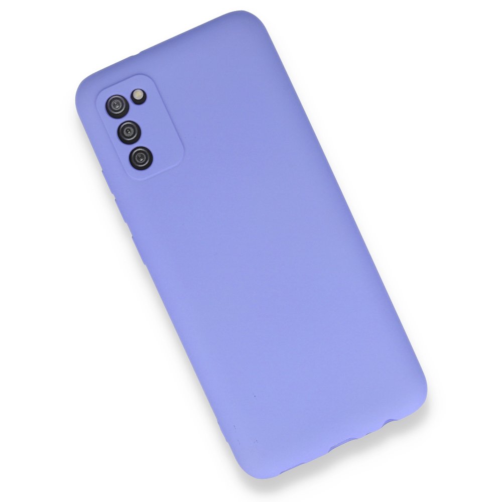  Samsung Galaxy A02S Kılıf First Silikon - Lila