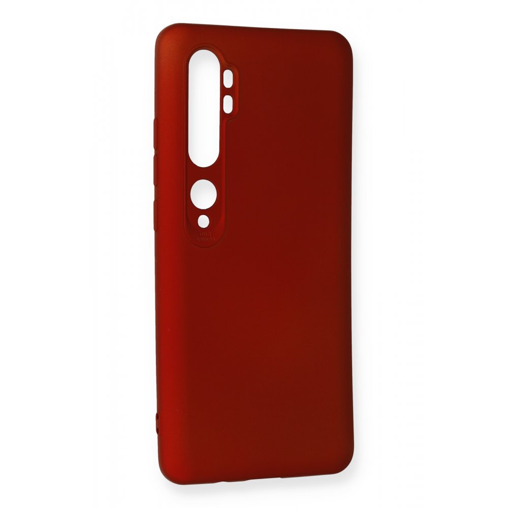 Xiaomi Mi Note 10 Kılıf First Silikon - Bordo Xiaomi Mi Note 10 Kılıf First Silikon - Bordo