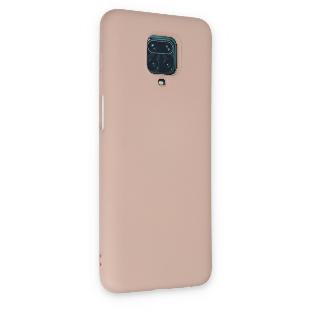 Redmi Note 9 Pro Kılıf Nano içi Kadife Silikon - Pudra Redmi Note 9 Pro Kılıf Nano içi Kadife Silikon - Pudra