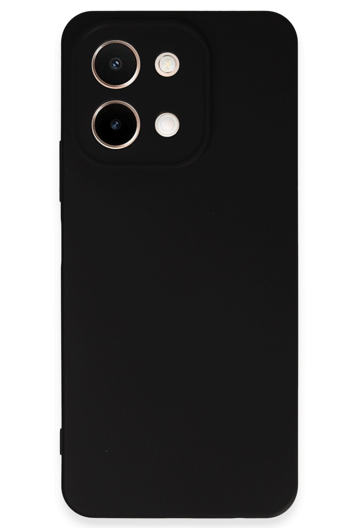Vivo Y28 Kılıf First Silikon - Siyah  Vivo Y28 Kılıf First Silikon - Siyah