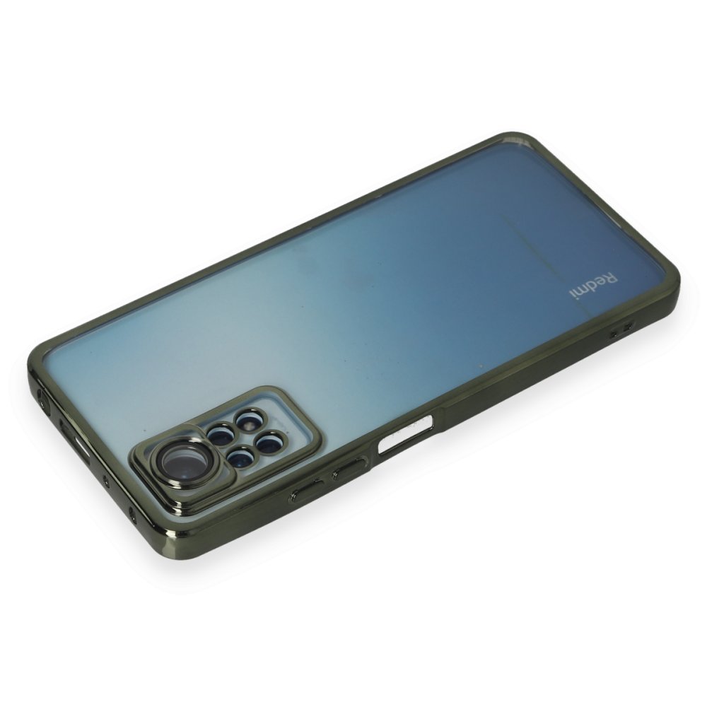 Redmi Note 12 Pro 4G Kılıf Razer Lensli Silikon - Yeşil