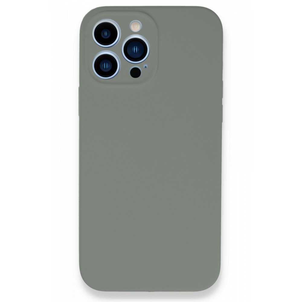  iPhone 13 Pro Max Kılıf Lansman Legant Silikon - Gri