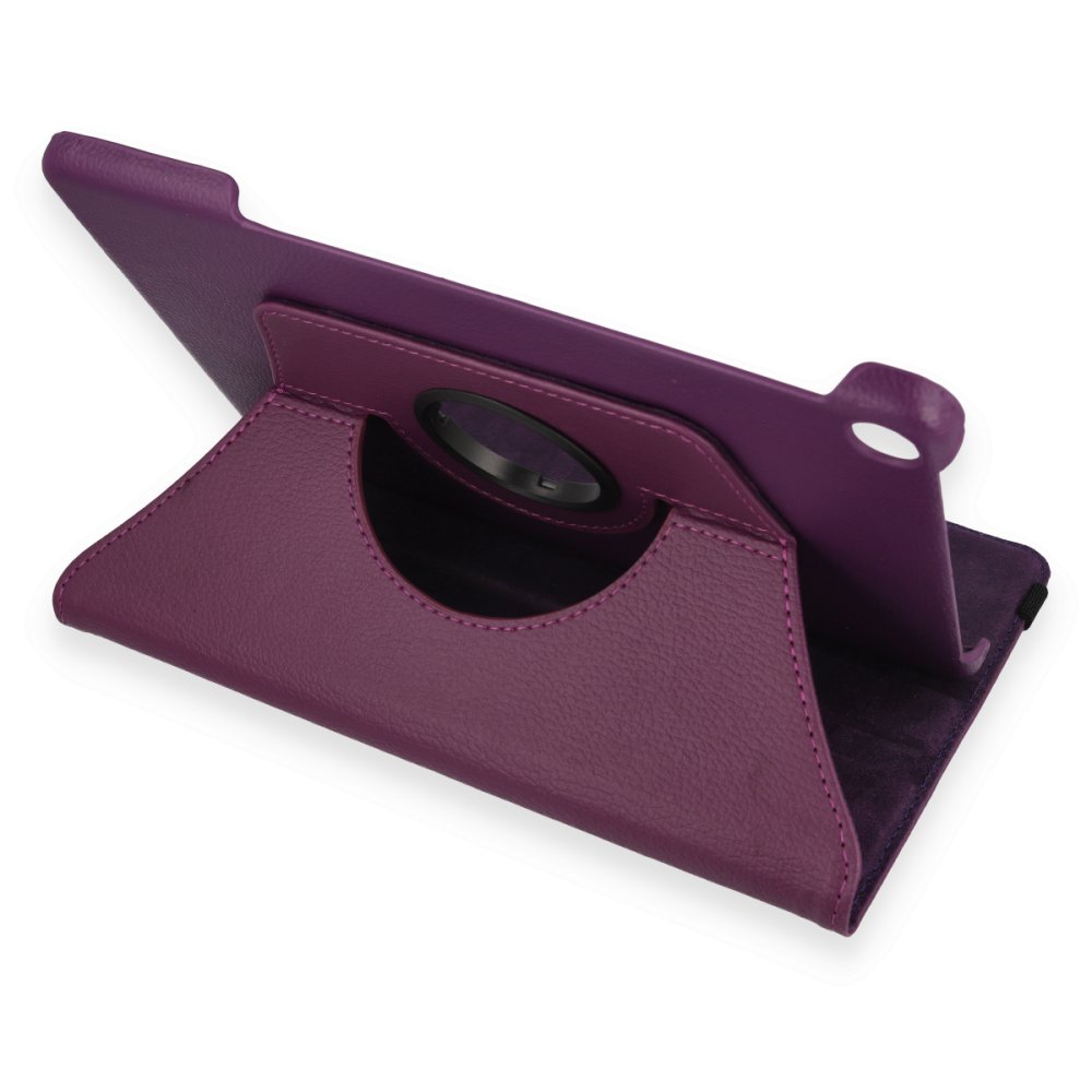 Huawei MatePad SE Kılıf 360 Tablet Deri Kılıf - Mürdüm  Huawei MatePad SE Kılıf 360 Tablet Deri Kılıf - Mürdüm