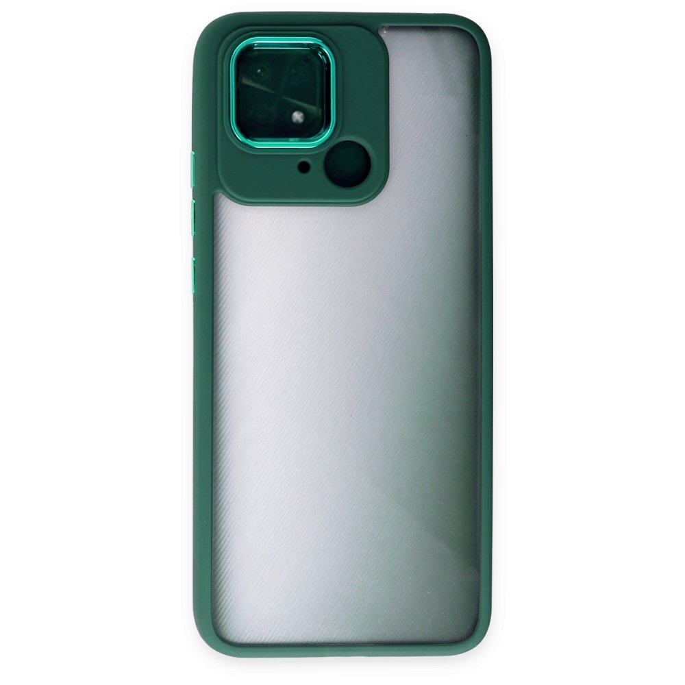Xiaomi Poco C40 Kılıf Dora Kapak - Haki Yeşil Xiaomi Poco C40 Kılıf Dora Kapak - Haki Yeşil