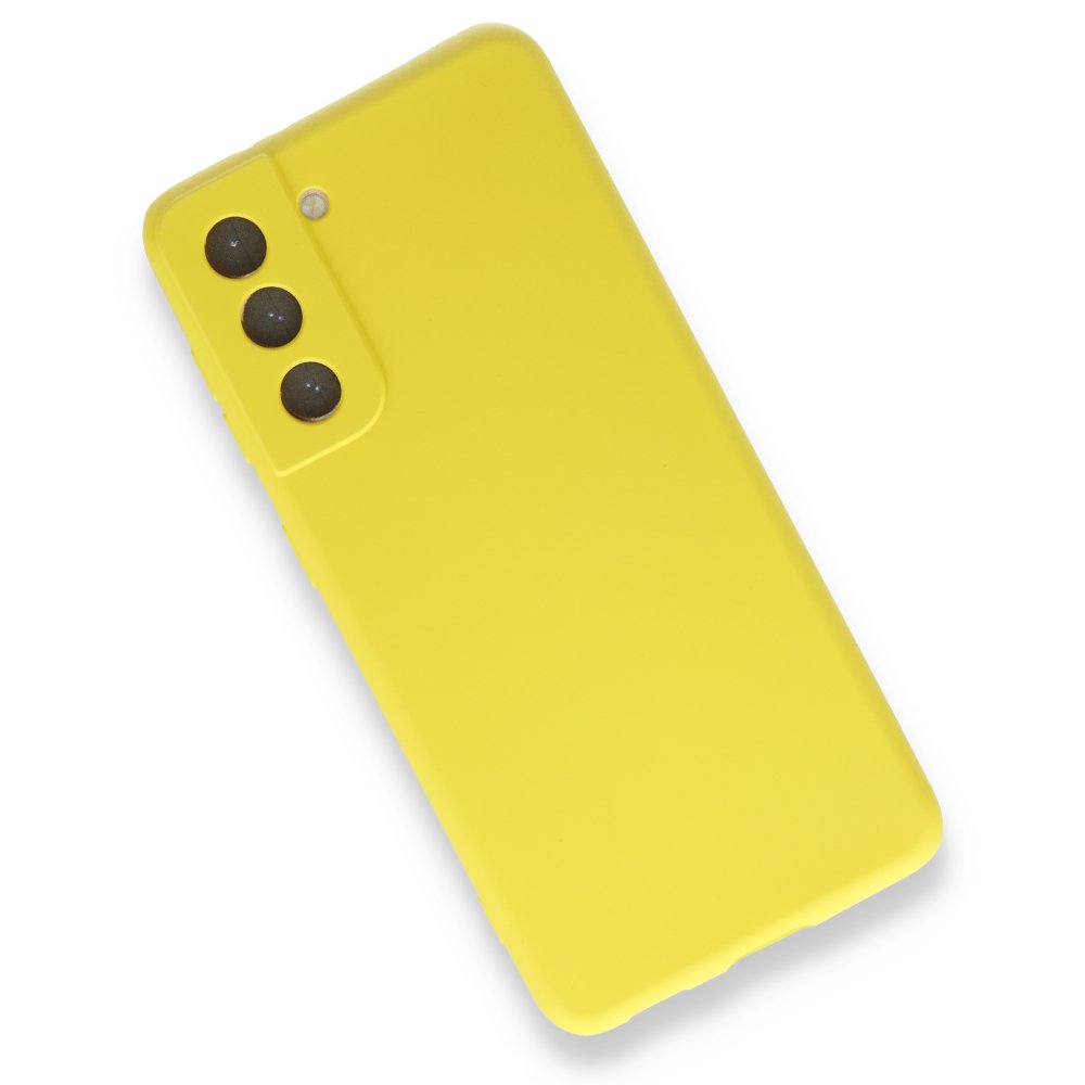 Samsung Galaxy S21 Kılıf First Silikon - Sarı