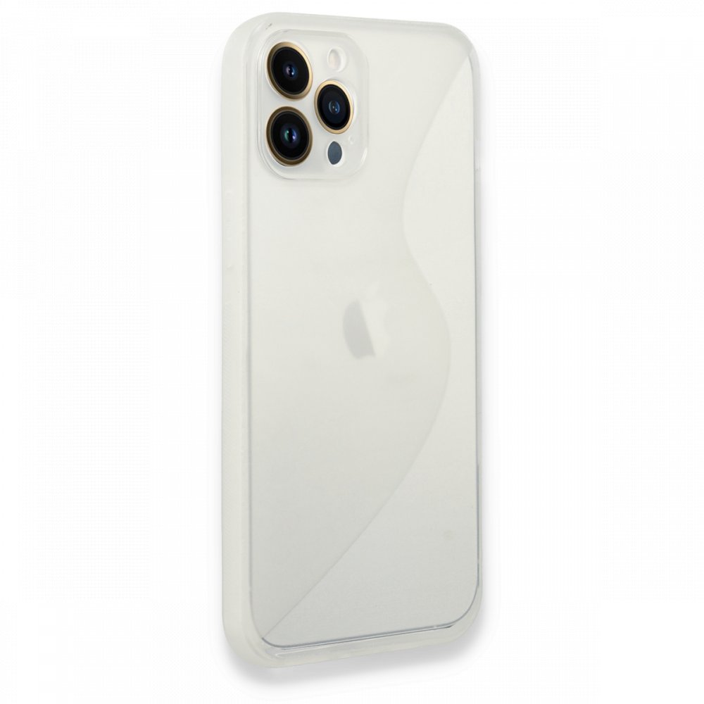  iPhone 13 Pro Max Kılıf S Silikon - Şeffaf