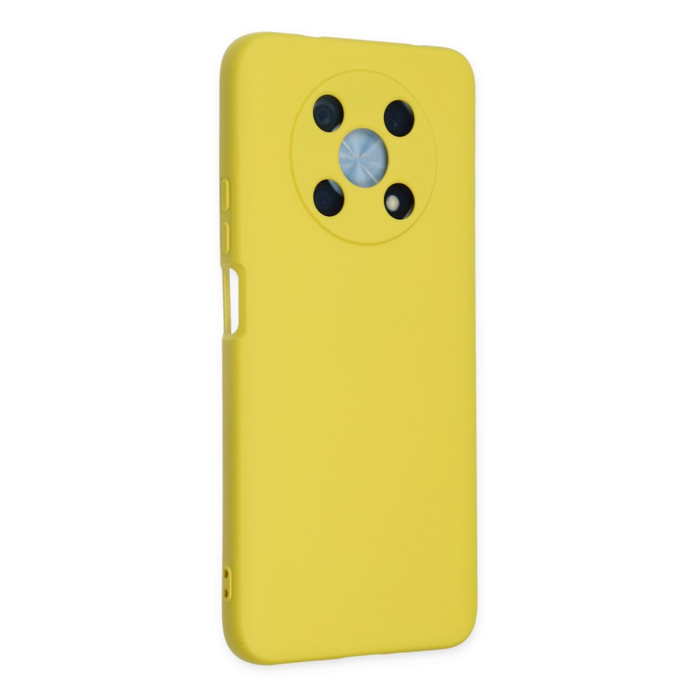 Huawei Nova Y90 Kılıf Nano içi Kadife Silikon - Sarı  Huawei Nova Y90 Kılıf Nano içi Kadife Silikon - Sarı