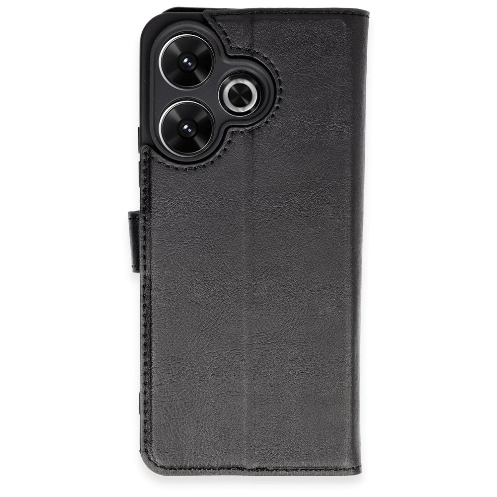 Redmi 13 4G Kılıf Trend S Plus Kapaklı Kılıf - Siyah Redmi 13 4G Kılıf Trend S Plus Kapaklı Kılıf - Siyah