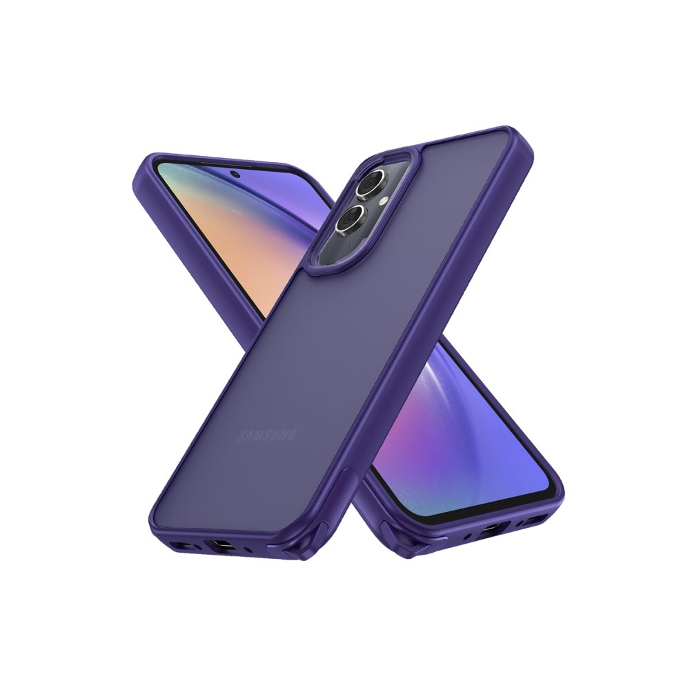 Samsung Galaxy A05 Kılıf Elegant Kapak - Derin Mor