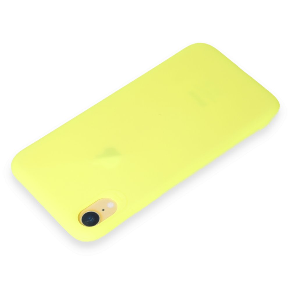  iPhone XR Kılıf First Silikon - Parlak Yeşil