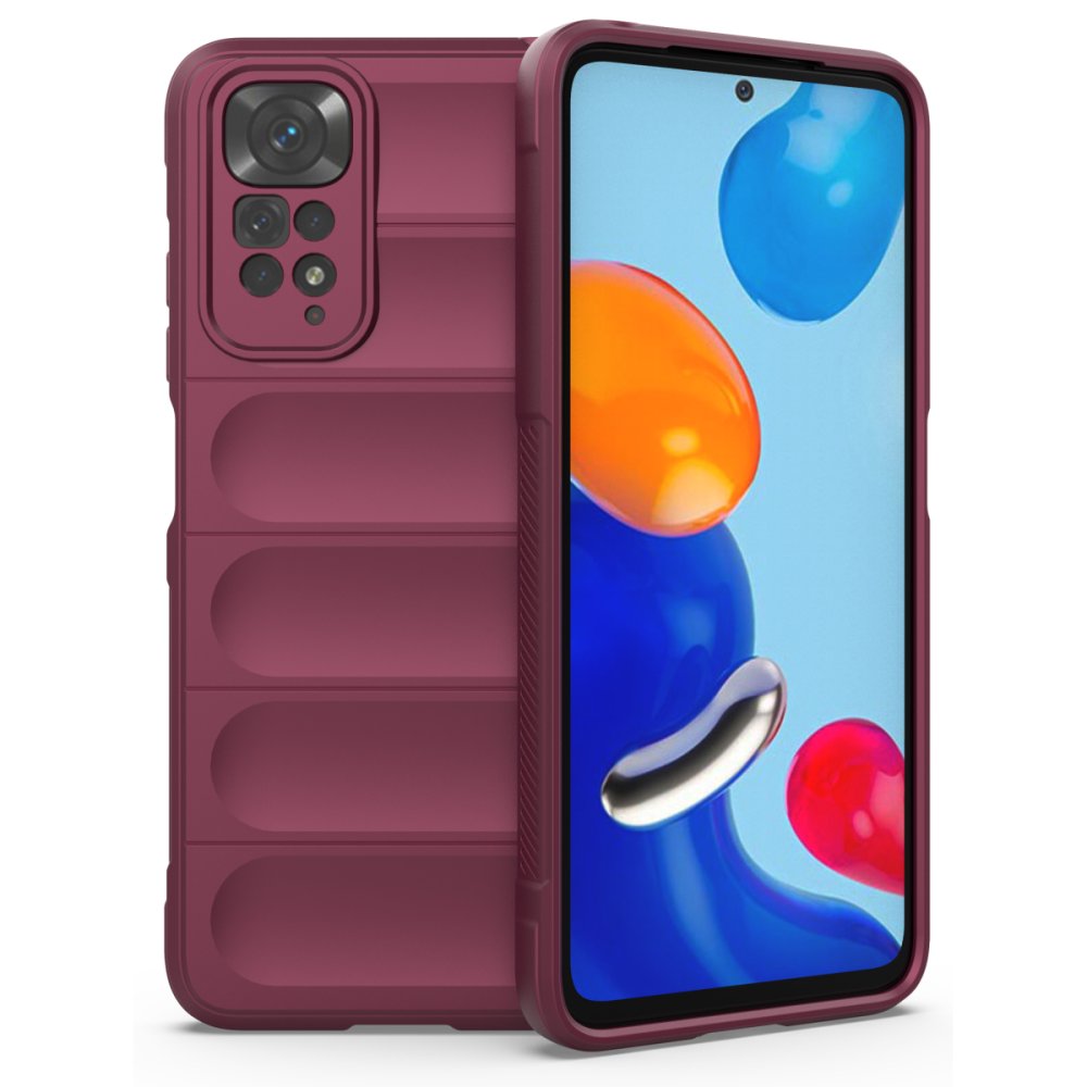 Redmi Note 11S Kılıf Optimum Silikon - Bordo Redmi Note 11S Kılıf Optimum Silikon - Bordo