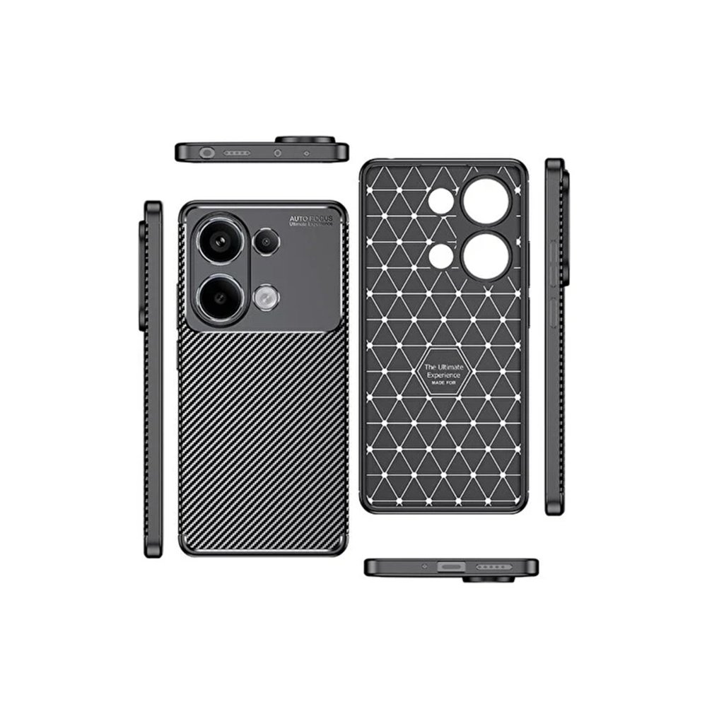 Xiaomi Poco M6 Pro 4G Kılıf Auto Focus Karbon Kapak - Siyah Xiaomi Poco M6 Pro 4G Kılıf Auto Focus Karbon Kapak - Siyah
