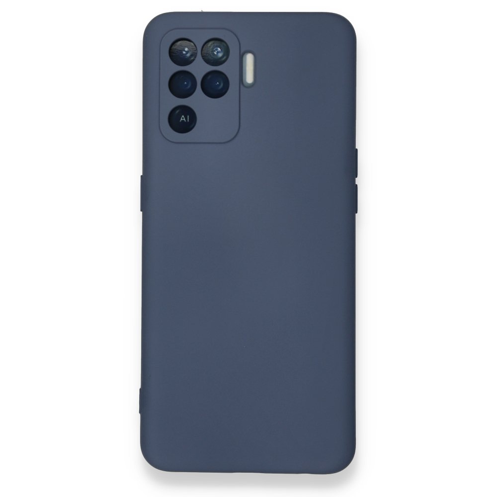  Oppo Reno 5 Lite Kılıf Nano içi Kadife Silikon - Gri