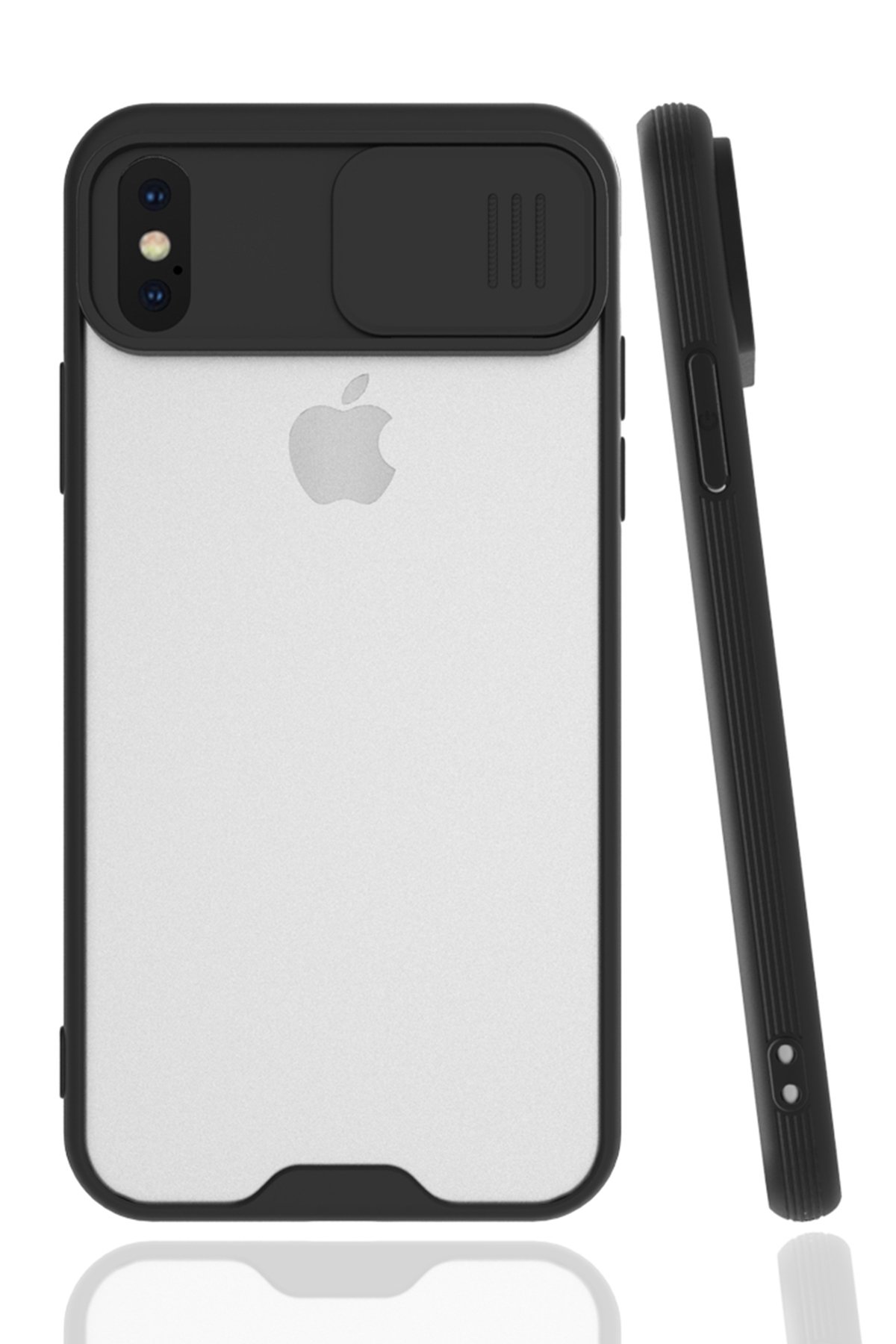 iPhone XS Kılıf Platin Kamera Koruma Silikon - Siyah iPhone XS Kılıf Platin Kamera Koruma Silikon - Siyah