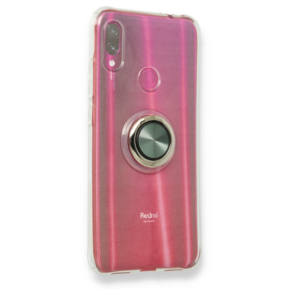 Redmi Note 7 Pro Kılıf Gros Yüzüklü Silikon - Yeşil Redmi Note 7 Pro Kılıf Gros Yüzüklü Silikon - Yeşil