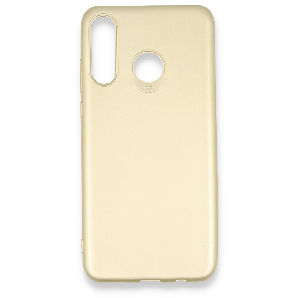  Huawei Y9 Prime 2019 Kılıf First Silikon - Gold